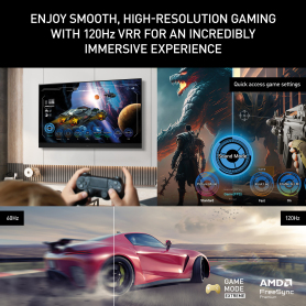 Panasonic 43" W85B 4K QLED TV with Fire OS - 4